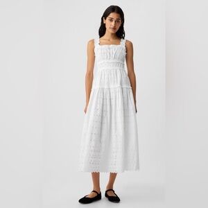 Gap + DOEN eyelet midi dress